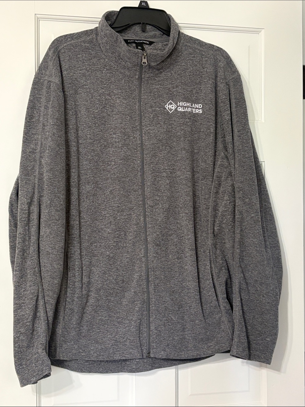 Port Authority Heather Gray Full-Zip Lightweight Jacket